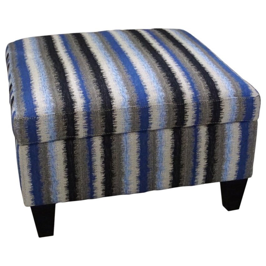 Jonathan Louis Ottomans 03162 Small Square Storage Ottoman Thornton